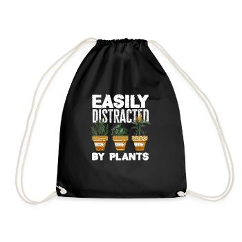 Jardinier, Jardinier, Jardinier, Jardinier Amateur, Plantes - Sac de sport léger - noir - Devant