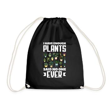 Jardinier, Jardinier, Jardinier, Jardinier Amateur, Plantes - Sac de sport léger - noir - Devant