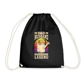 Jardinier, Jardinier, Jardinier, Jardinier Amateur, Plantes - Sac de sport léger - noir - Devant