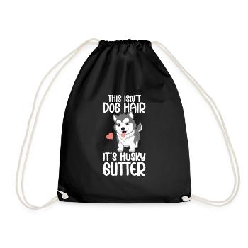 Husky sibérien amant de chien chiot propriétaire de chien - Sac de sport léger - noir - Devant