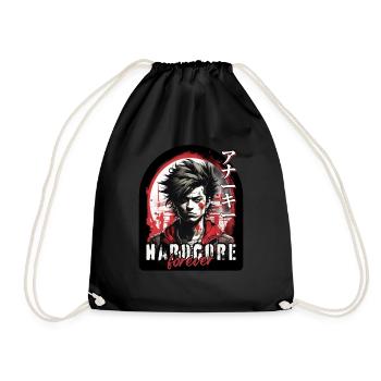 Hardcore forever! - Drawstring Bag - black - Front