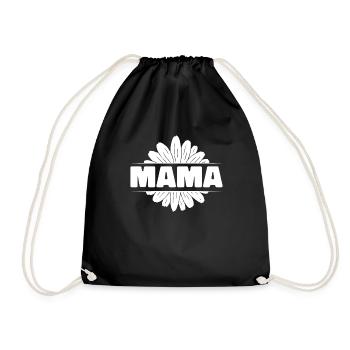 Gänseblume Mama Mutter Daisy Mom - Sac de sport léger - noir - Devant