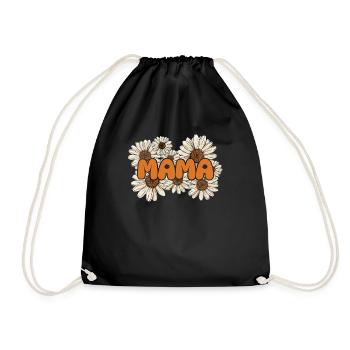 Gänseblume Mama Mutter Daisy Mom - Sac de sport léger - noir - Devant