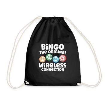 Joueur de bingo Gagnant de la loterie Bingo - Sac de sport léger - noir - Devant