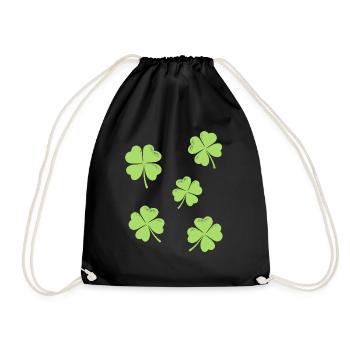 Trèfle à quatre feuilles St Patrick’s Day Luck - Sac de sport léger - noir - Devant