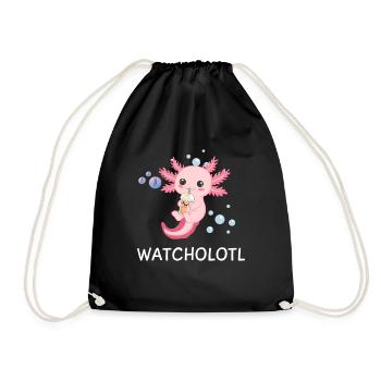 K-Drama Lover Funny KDrama Mom - Drawstring Bag - black - Front