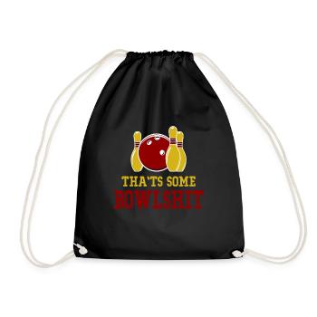 Ce sont quelques jeux de mots de bowling - Sac de sport léger - noir - Devant