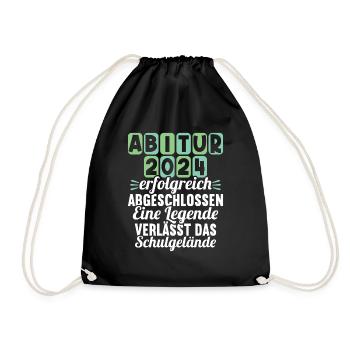 Abitur Jeunes Filles Abi Abitur 2024 - Sac de sport léger - noir - Devant