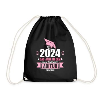 Abitur Jeunes Filles Abi Abitur 2024 - Sac de sport léger - noir - Devant