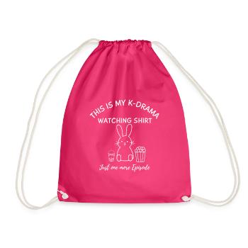 K-Drama Lover Drôle KDrama Maman - Sac de sport léger - fuchsia - Devant