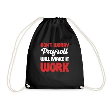 Don't worry about the - Drawstring Bag - black - Front