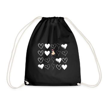 K-Drama Lover Funny KDrama Mom - Drawstring Bag - black - Front