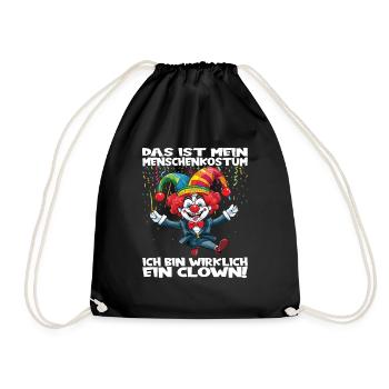 Carnival Costume Carnival Carnival - Drawstring Bag - black - Front