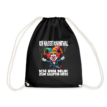 Carnival Costume Carnival Carnival - Drawstring Bag - black - Front