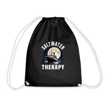 Saltwater Therapy Cruise Ship Vacation Group - Turnbeutel - Schwarz - Vorne