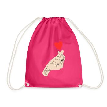 K-Drama Lover Drôle KDrama Maman - Sac de sport léger - fuchsia - Devant