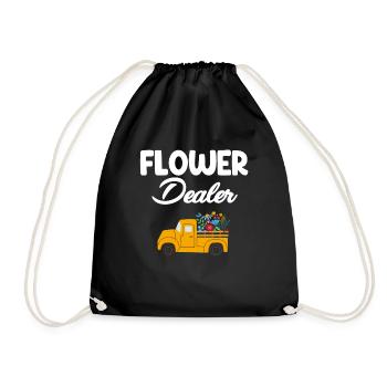 Fleuriste, Fleuriste Drôle, Botanique Famer - Sac de sport léger - noir - Devant