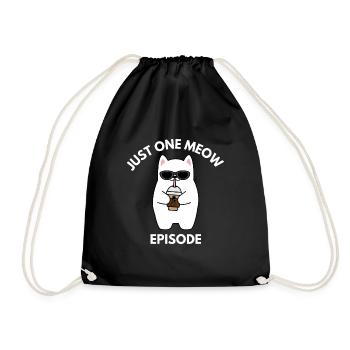 K-Drama Lover Funny KDrama Mom - Drawstring Bag - black - Front