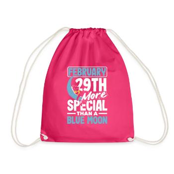 Le 29 février, plus spécial qu’un saut de la lune bleue - Sac de sport léger - fuchsia - Devant
