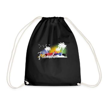 Florida Souvenir USA Amerika - Turnbeutel - Schwarz - Vorne