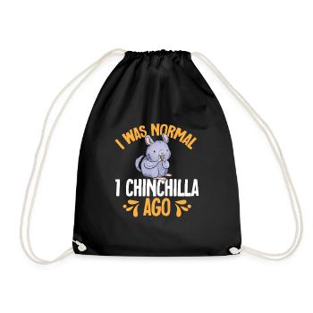 Chinchilla - Turnbeutel - Schwarz - Vorne