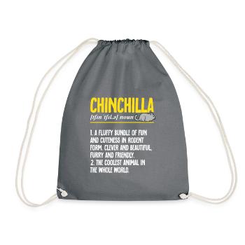 Chinchilla - Turnbeutel - Grau - Vorne