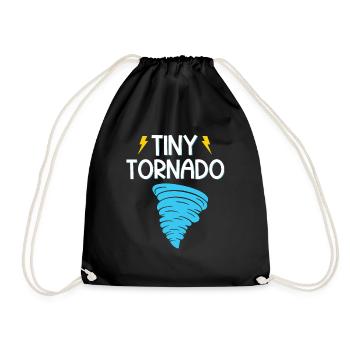 Drôle Tornade Hurricane Weather Chaser - Sac de sport léger - noir - Devant