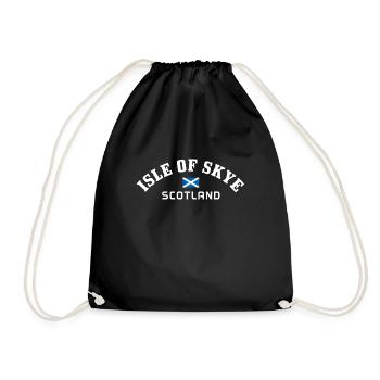 Île de Skye Drapeau de l’Écosse - Sac de sport léger - noir - Devant