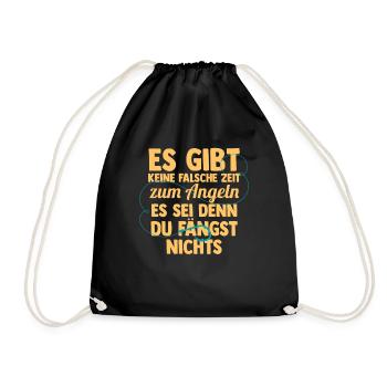 Pêcheur à la ligne Canne à pêche Pêche - Sac de sport léger - noir - Devant