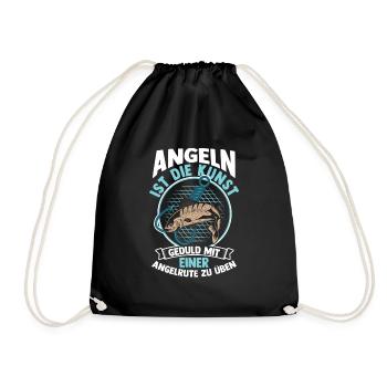 Pêcheur à la ligne Canne à pêche Pêche - Sac de sport léger - noir - Devant