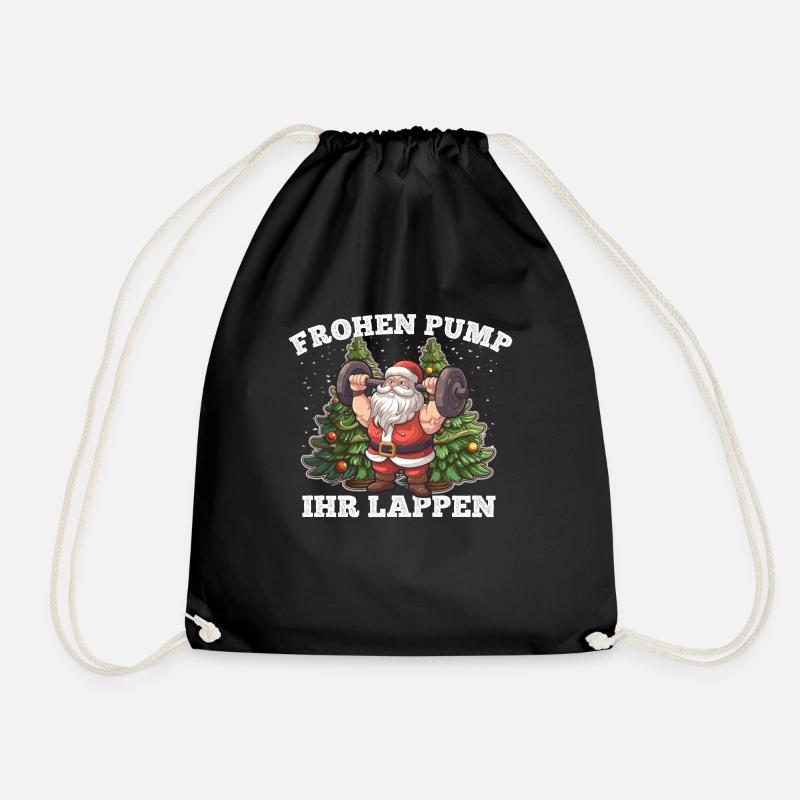 frohen pump - Turnbeutel - Schwarz