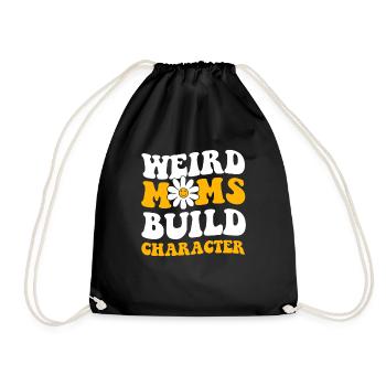 Mom Mom - Drawstring Bag - black - Front