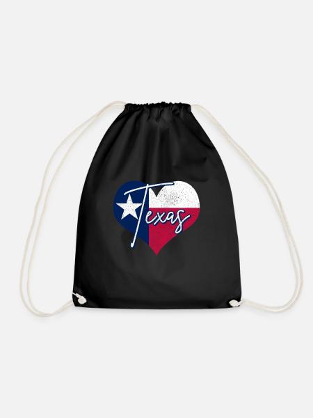 Texas - Turnbeutel - Schwarz