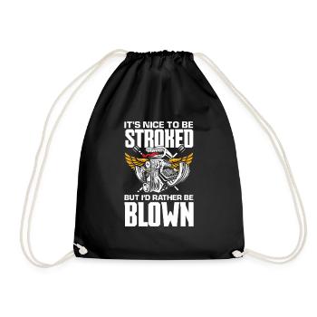 Funny Car Racing Car Racing Gift - Drawstring Bag - black - Front