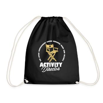 Proud Activity Director Appreciation Professional - Turnbeutel - Schwarz - Vorne