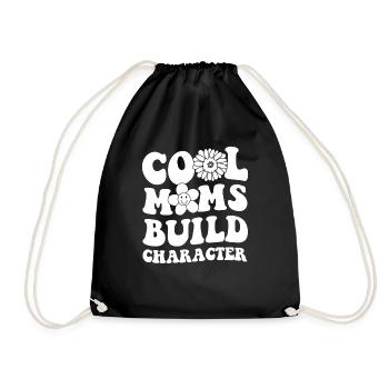 Mom Support Mom - Drawstring Bag - black - Front