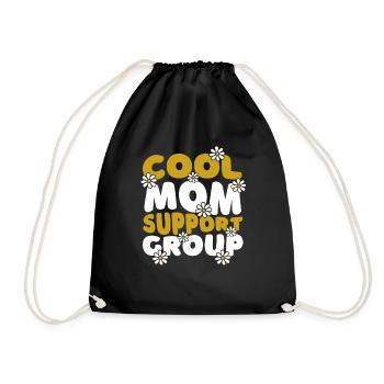 Maman Soutien Maman - Sac de sport léger - noir - Devant