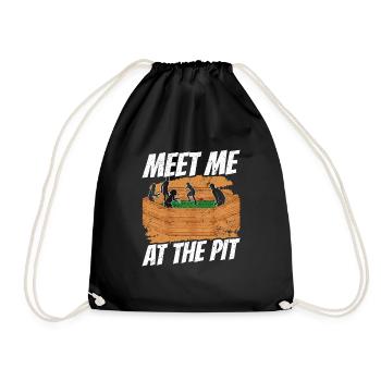 Ballon Dodgeball Hexagon Pit Sports Gaga - Sac de sport léger - noir - Devant