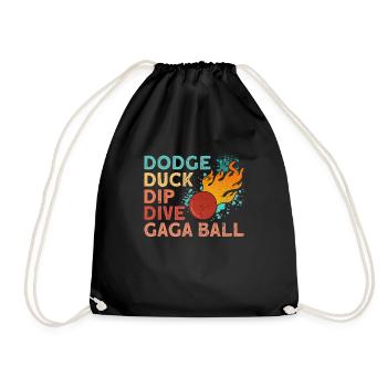 Ballon Dodgeball Hexagon Pit Sports Gaga - Sac de sport léger - noir - Devant