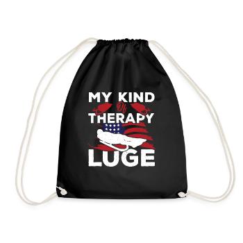 Meine Art von Therapierodeln - Turnbeutel - Schwarz - Vorne
