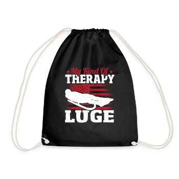 Meine Art von Therapierodeln - Turnbeutel - Schwarz - Vorne