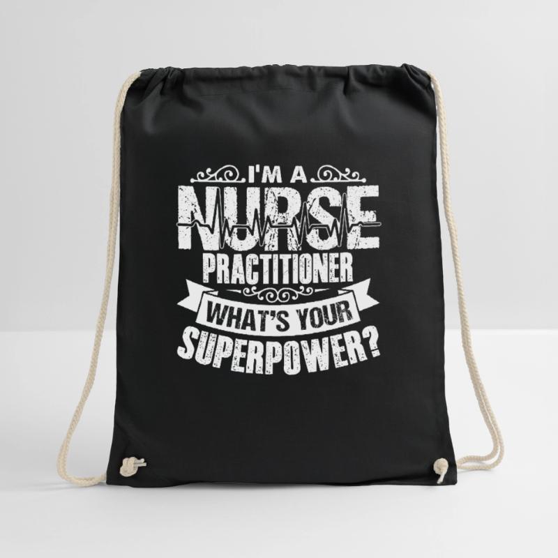 Nurse Practitioner Nurse Practitioner Power Drawstring Bag