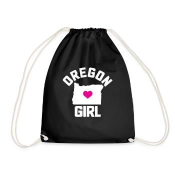 Oregon Girl - Turnbeutel - Schwarz - Vorne