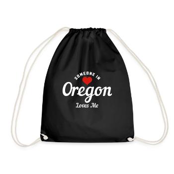 Oregon - Turnbeutel - Schwarz - Vorne