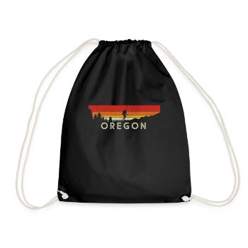 Oregon - Turnbeutel - Schwarz - Vorne