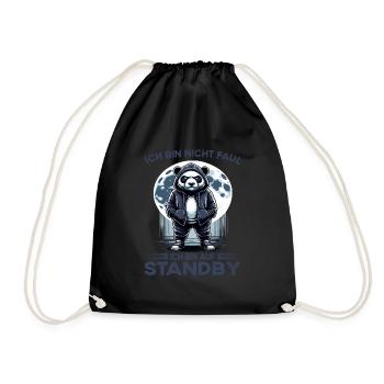 Je déteste les gens grognons du matin au bureau drôle - Sac de sport léger - noir - Devant