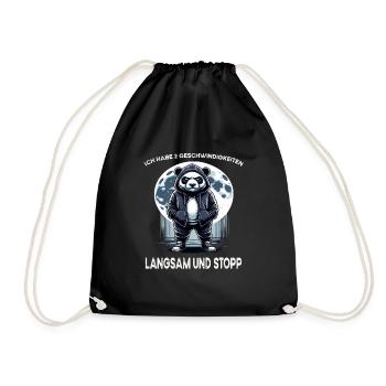 Je déteste les gens grognons du matin au bureau drôle - Sac de sport léger - noir - Devant
