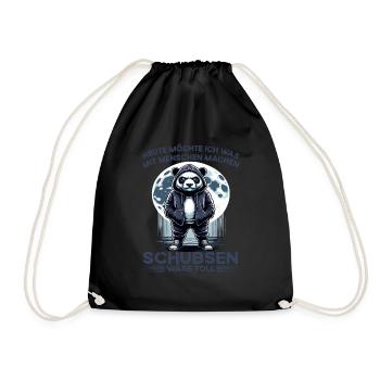 Je déteste les gens grognons du matin au bureau drôle - Sac de sport léger - noir - Devant