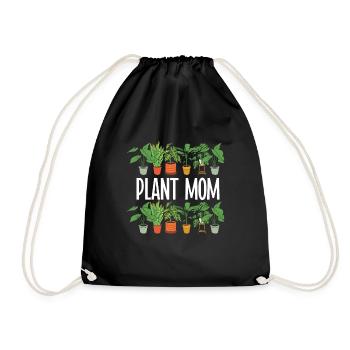 Plante Mère Mère Jardin Plantes Fleur - Sac de sport léger - noir - Devant