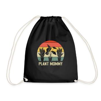 Plante Mère Mère Jardin Plantes Fleur - Sac de sport léger - noir - Devant